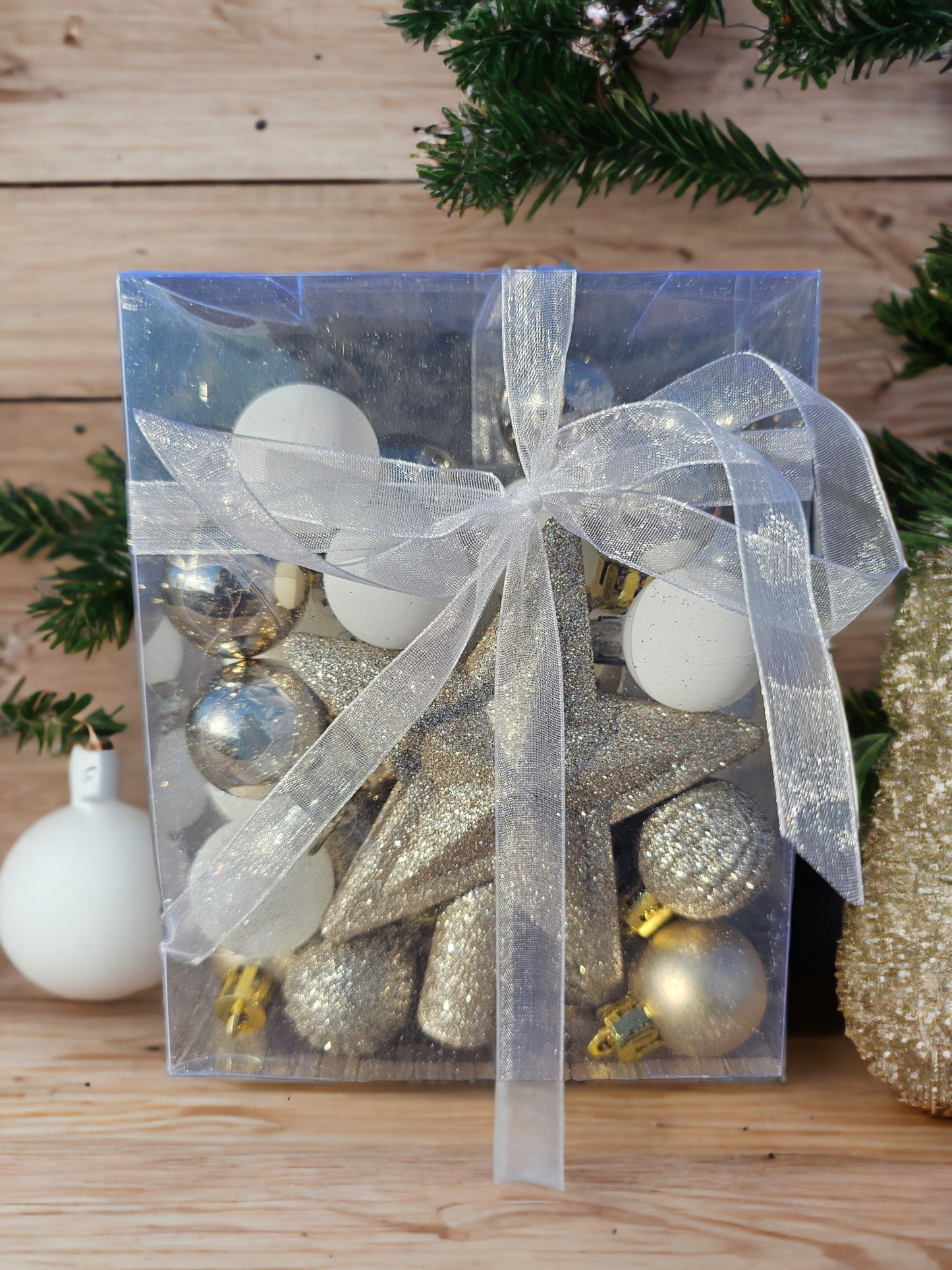 Gold Star Tabletop Mini Christmas Tree Live Plant - Ma Cherie Roses